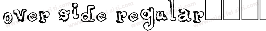 over side regular字体转换